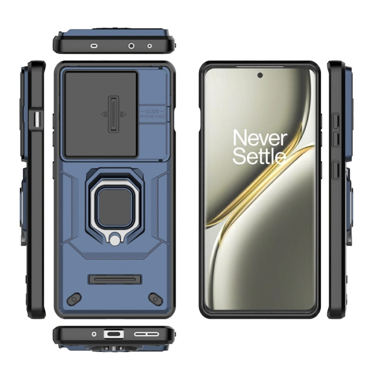 For OnePlus Ace 3 Pro 5G Sliding Camshield TPU + PC Shockproof Phone Case with Holder
