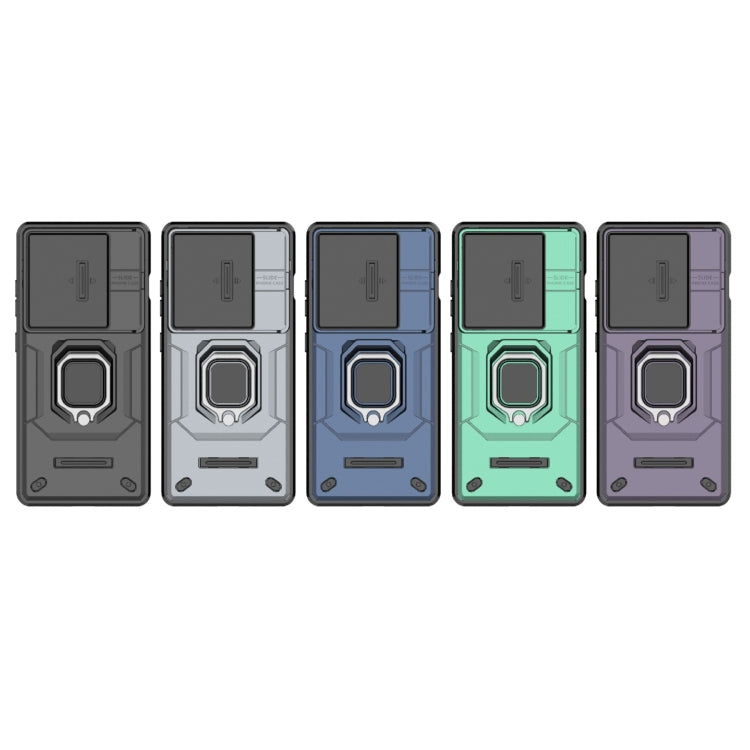 For OnePlus Ace 3 Pro 5G Sliding Camshield TPU + PC Shockproof Phone Case with Holder