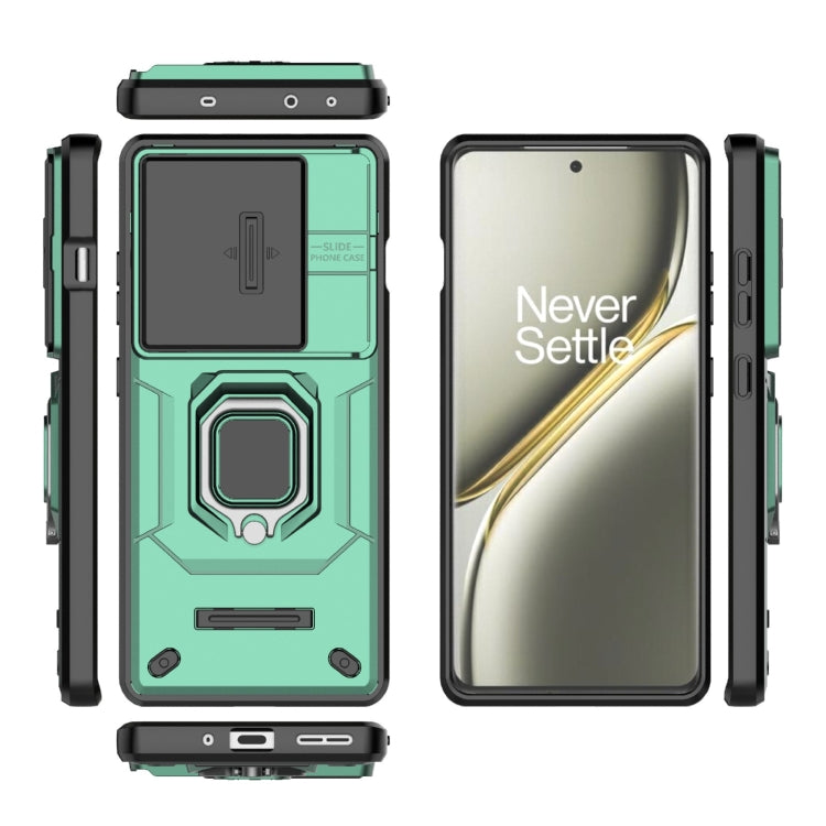 For OnePlus Ace 3 Pro 5G Sliding Camshield TPU + PC Shockproof Phone Case with Holder