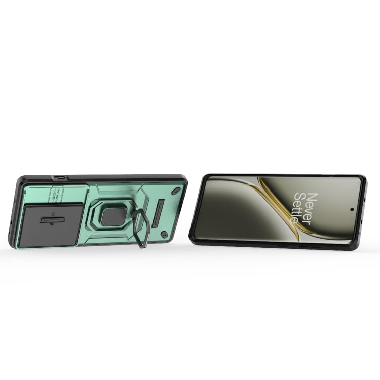 For OnePlus Ace 3 Pro 5G Sliding Camshield TPU + PC Shockproof Phone Case with Holder