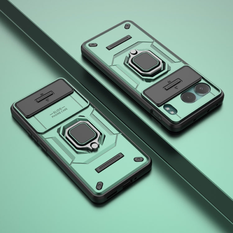 For OnePlus Nord 4 5G Global Sliding Camshield TPU + PC Shockproof Phone Case with Holder