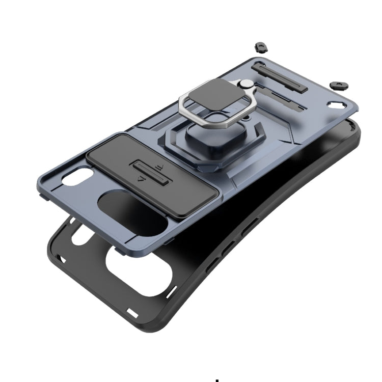 For OnePlus Nord 4 5G Global Sliding Camshield TPU + PC Shockproof Phone Case with Holder