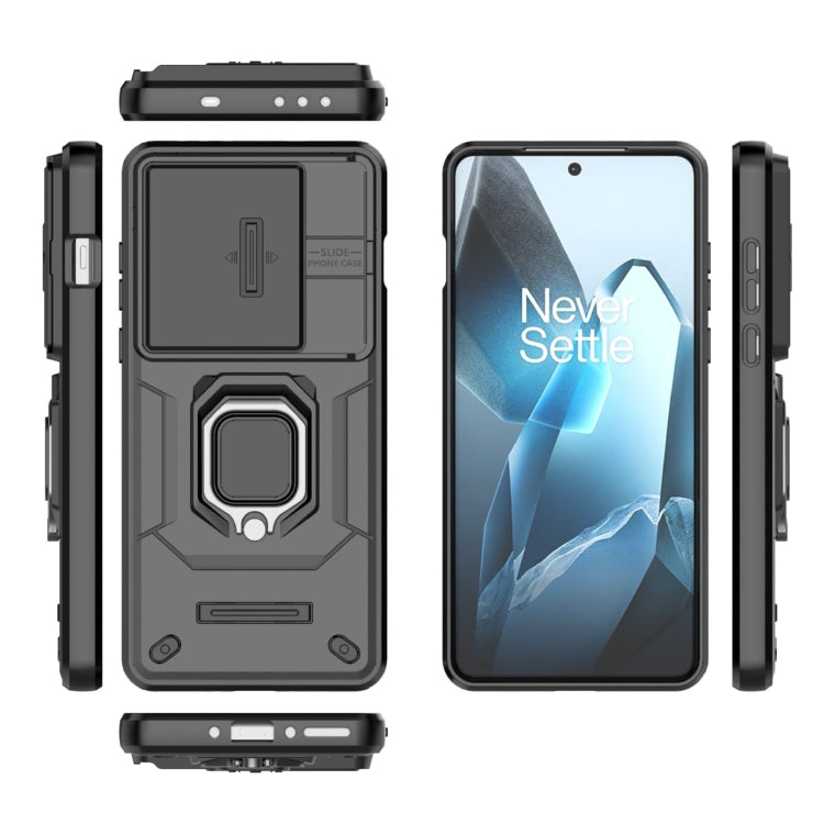 For OnePlus 13 5G Sliding Camshield TPU + PC Shockproof Phone Case with Holder