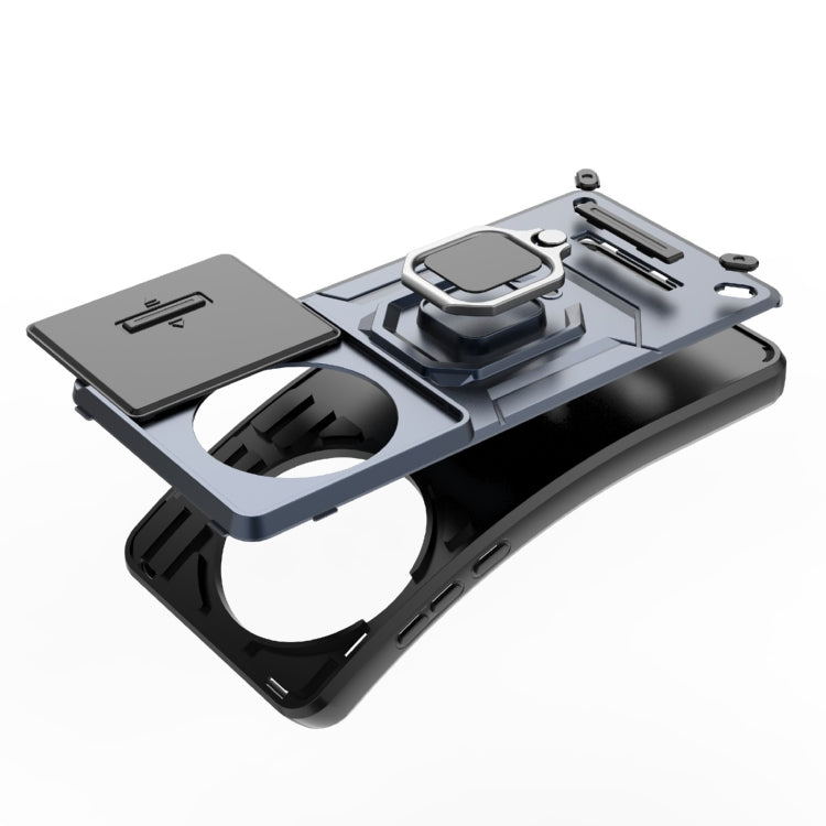 For OnePlus 13 5G Sliding Camshield TPU + PC Shockproof Phone Case with Holder