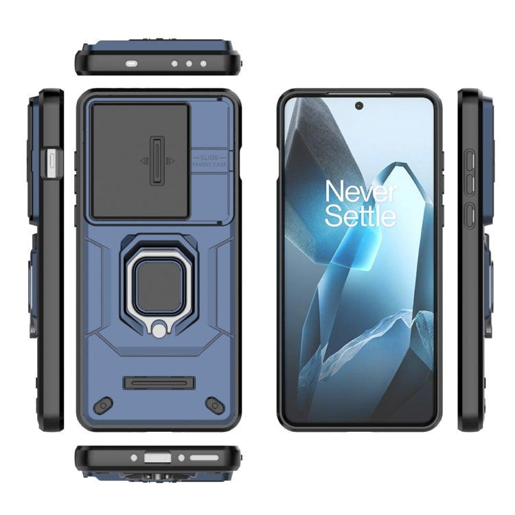 For OnePlus 13 5G Sliding Camshield TPU + PC Shockproof Phone Case with Holder