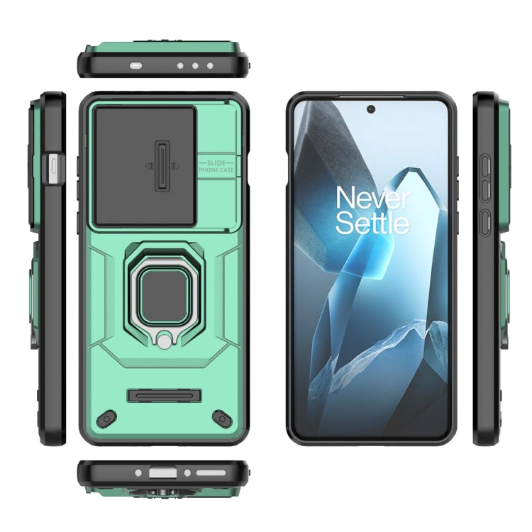 For OnePlus 13 5G Sliding Camshield TPU + PC Shockproof Phone Case with Holder