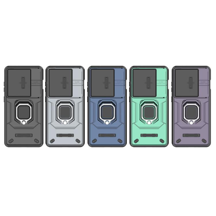 For OnePlus Ace 5 / Ace 5 Pro Sliding Camshield TPU + PC Shockproof Phone Case with Holder