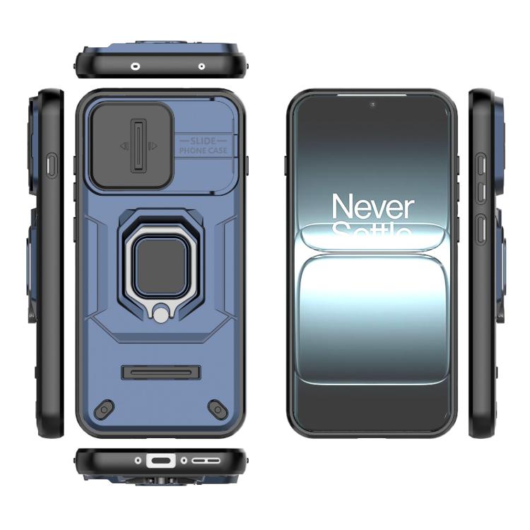 For OnePlus 13T 5G Sliding Camshield TPU + PC Shockproof Phone Case with Holder