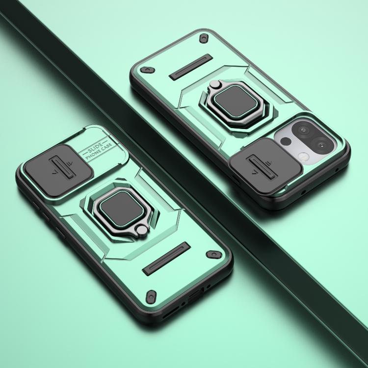 For OnePlus 13T 5G Sliding Camshield TPU + PC Shockproof Phone Case with Holder