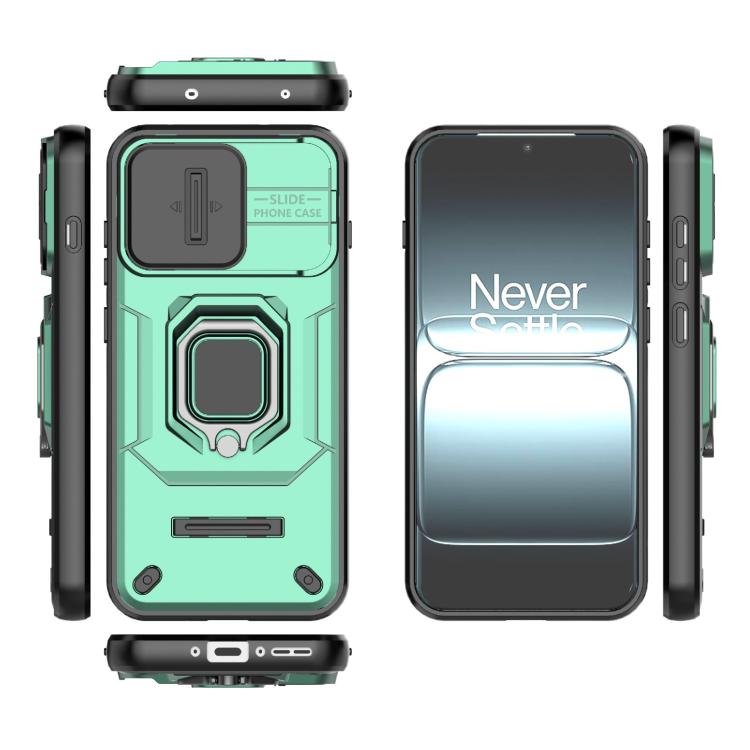 For OnePlus 13T 5G Sliding Camshield TPU + PC Shockproof Phone Case with Holder