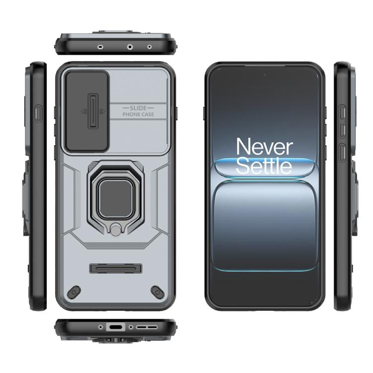 For OnePlus Ace 5 Ultra / Nord 5 Sliding Camshield TPU + PC Shockproof Phone Case with Holder