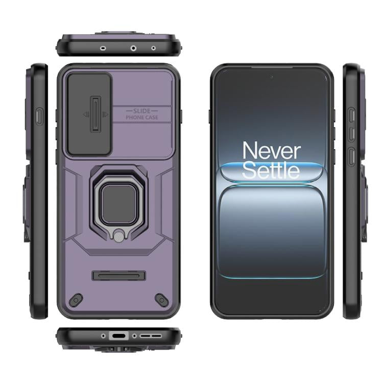 For OnePlus Ace 5 Ultra / Nord 5 Sliding Camshield TPU + PC Shockproof Phone Case with Holder
