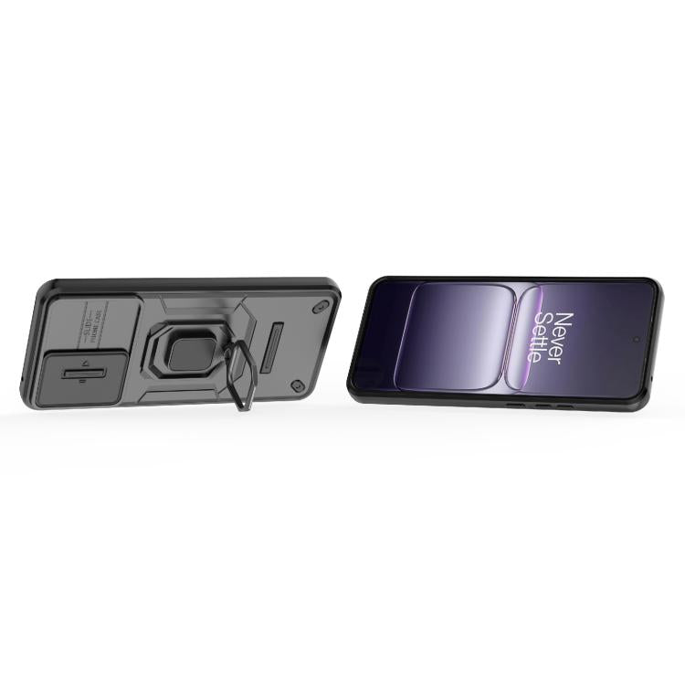 For OnePlus Ace 5 Racing / Nord CE5 Sliding Camshield TPU + PC Shockproof Phone Case with Holder