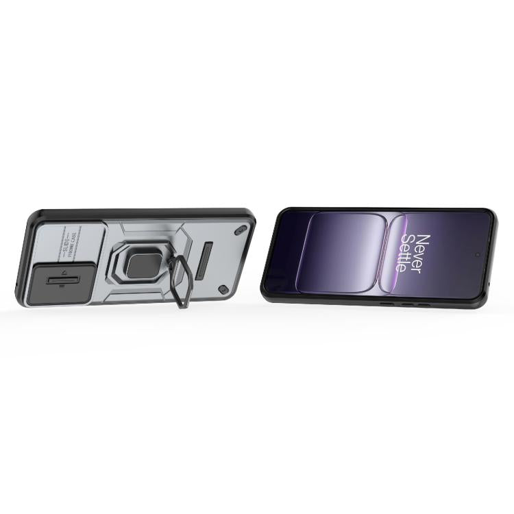 For OnePlus Ace 5 Racing / Nord CE5 Sliding Camshield TPU + PC Shockproof Phone Case with Holder