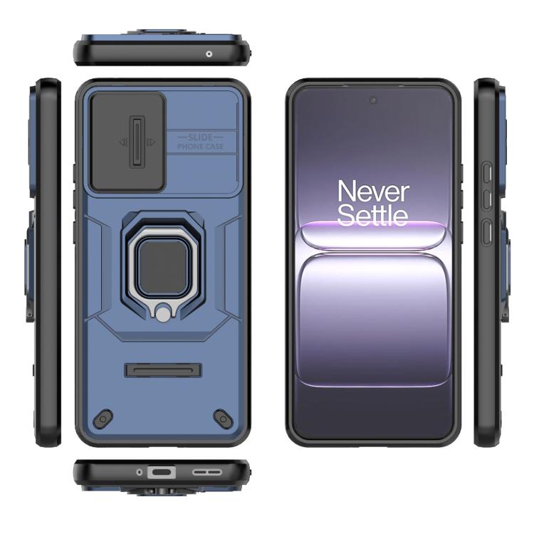 For OnePlus Ace 5 Racing / Nord CE5 Sliding Camshield TPU + PC Shockproof Phone Case with Holder