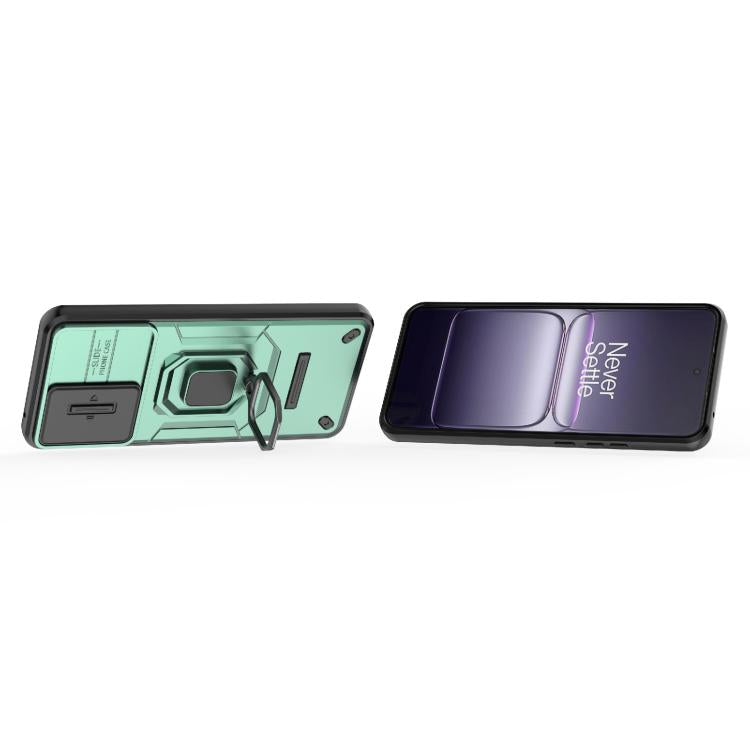 For OnePlus Ace 5 Racing / Nord CE5 Sliding Camshield TPU + PC Shockproof Phone Case with Holder