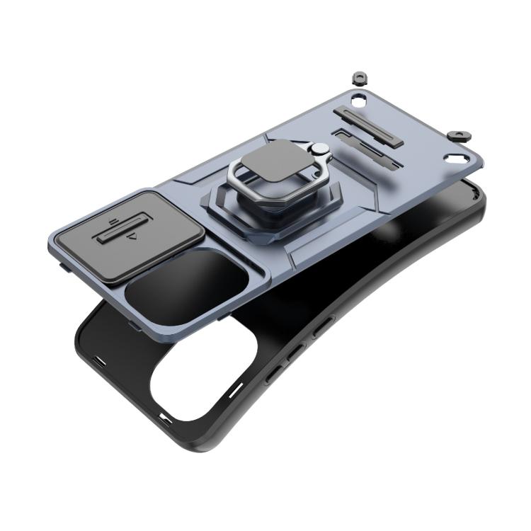 For OnePlus Ace 5 Racing / Nord CE5 Sliding Camshield TPU + PC Shockproof Phone Case with Holder