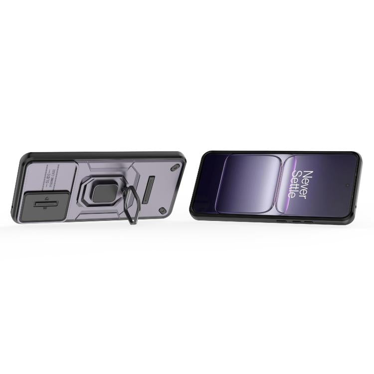 For OnePlus Ace 5 Racing / Nord CE5 Sliding Camshield TPU + PC Shockproof Phone Case with Holder