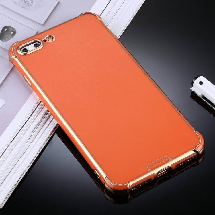 For iPhone 8 Plus / 7 Plus SULADA Colorful Shield Series TPU + Plating Edge Protective Case