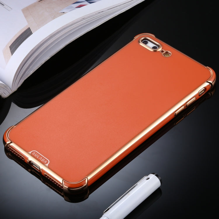 For iPhone 8 Plus / 7 Plus SULADA Colorful Shield Series TPU + Plating Edge Protective Case
