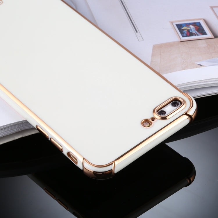 For iPhone 8 Plus / 7 Plus SULADA Colorful Shield Series TPU + Plating Edge Protective Case