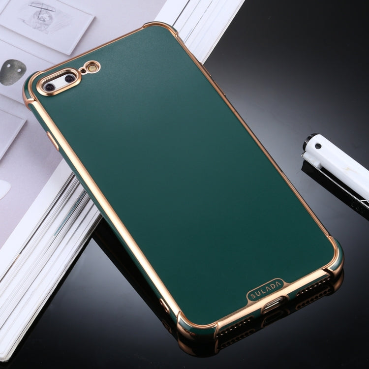For iPhone 8 Plus / 7 Plus SULADA Colorful Shield Series TPU + Plating Edge Protective Case