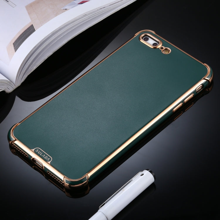 For iPhone 8 Plus / 7 Plus SULADA Colorful Shield Series TPU + Plating Edge Protective Case