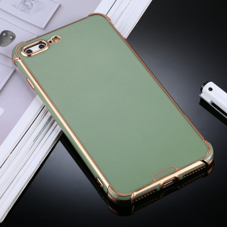 For iPhone 8 Plus / 7 Plus SULADA Colorful Shield Series TPU + Plating Edge Protective Case