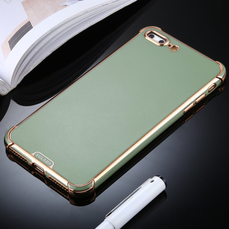 For iPhone 8 Plus / 7 Plus SULADA Colorful Shield Series TPU + Plating Edge Protective Case