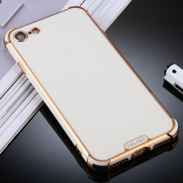 For iPhone 8 / 7 SULADA Colorful Shield Series TPU + Plating Edge Protective Case