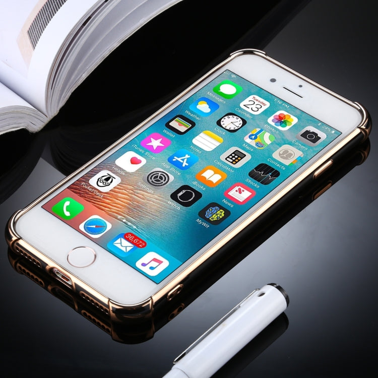 For iPhone 8 / 7 SULADA Colorful Shield Series TPU + Plating Edge Protective Case