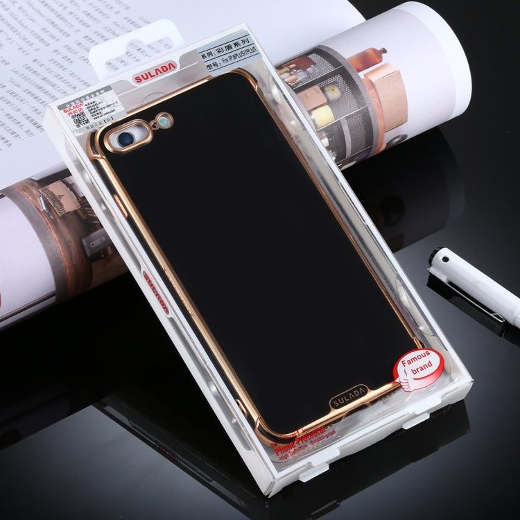 For iPhone 8 / 7 SULADA Colorful Shield Series TPU + Plating Edge Protective Case
