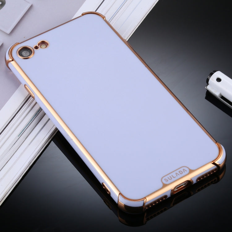 For iPhone 8 / 7 SULADA Colorful Shield Series TPU + Plating Edge Protective Case