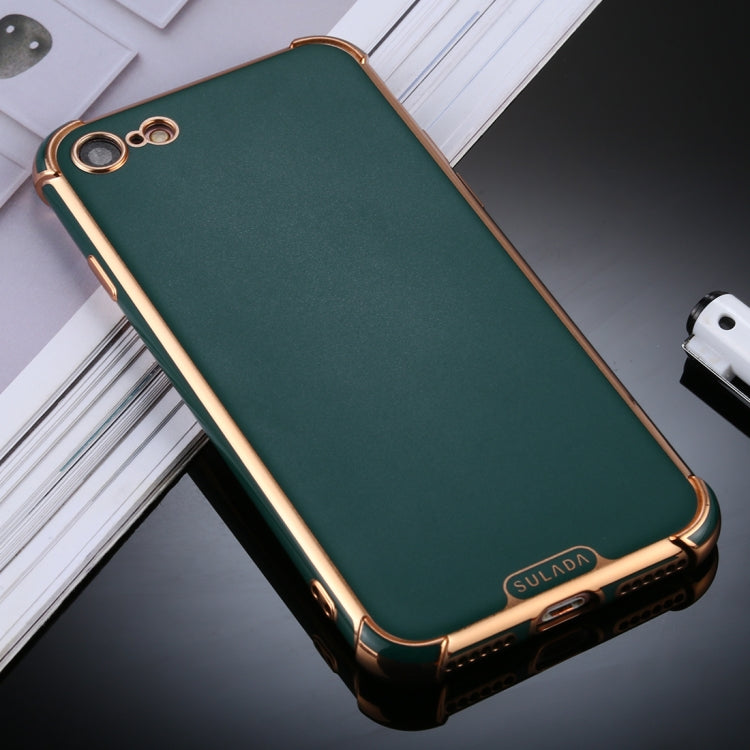 For iPhone 8 / 7 SULADA Colorful Shield Series TPU + Plating Edge Protective Case