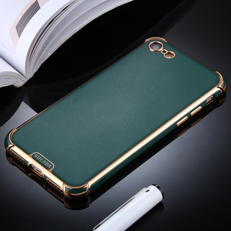 For iPhone 8 / 7 SULADA Colorful Shield Series TPU + Plating Edge Protective Case