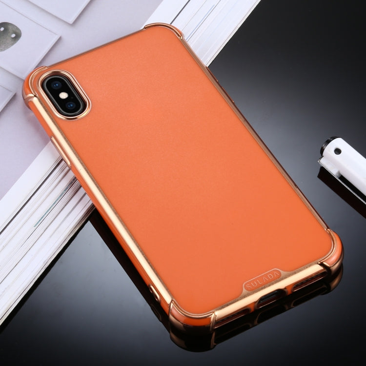 For iPhone X / XS SULADA Colorful Shield Series TPU + Plating Edge Protective Case