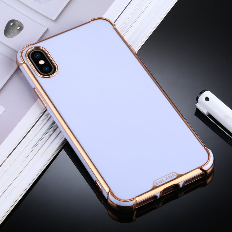 For iPhone X / XS SULADA Colorful Shield Series TPU + Plating Edge Protective Case
