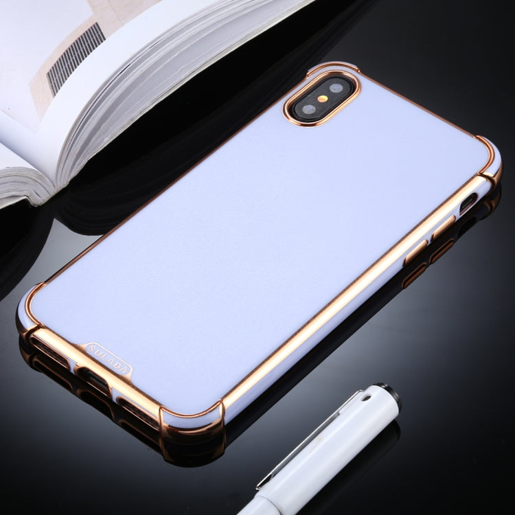 For iPhone X / XS SULADA Colorful Shield Series TPU + Plating Edge Protective Case