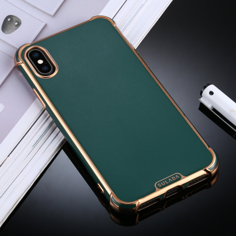 For iPhone X / XS SULADA Colorful Shield Series TPU + Plating Edge Protective Case