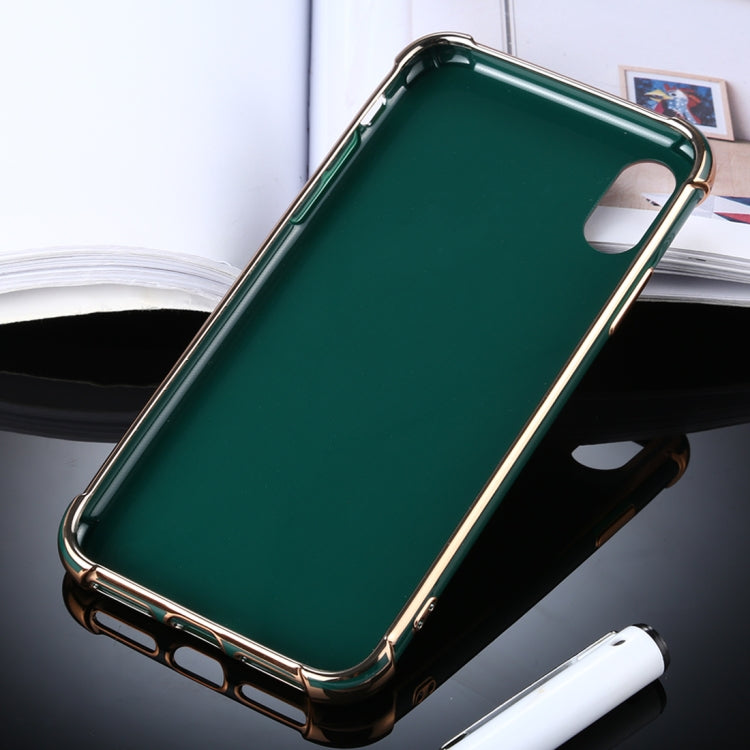 For iPhone XS Max SULADA Colorful Shield Series TPU + Plating Edge Protective Case
