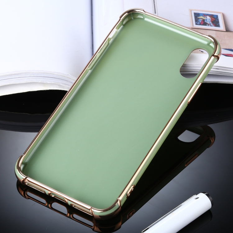 For iPhone XS Max SULADA Colorful Shield Series TPU + Plating Edge Protective Case