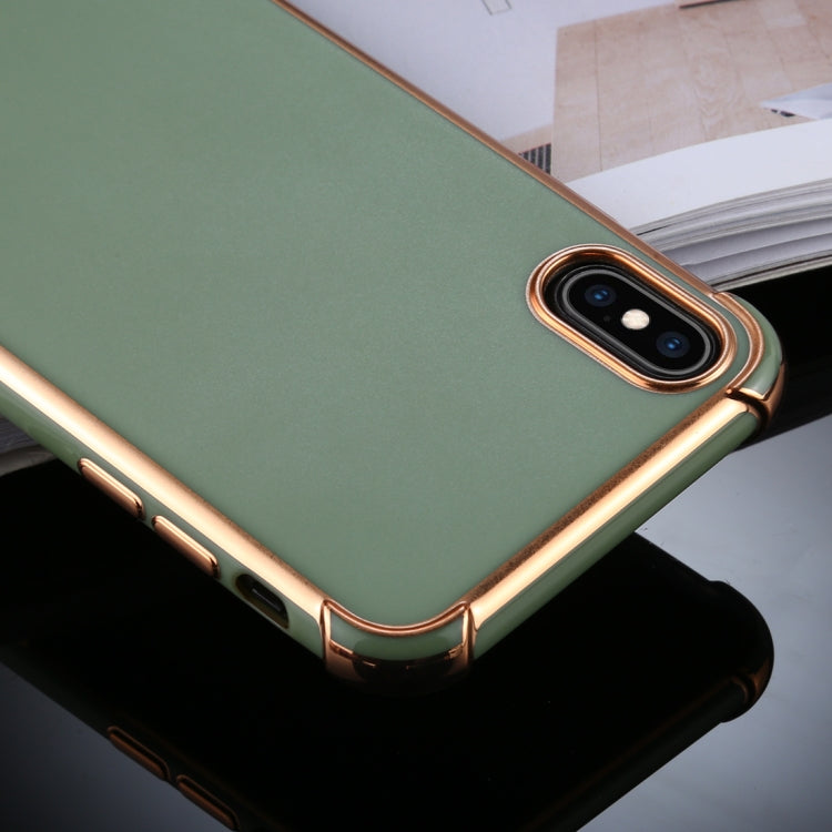 For iPhone XS Max SULADA Colorful Shield Series TPU + Plating Edge Protective Case