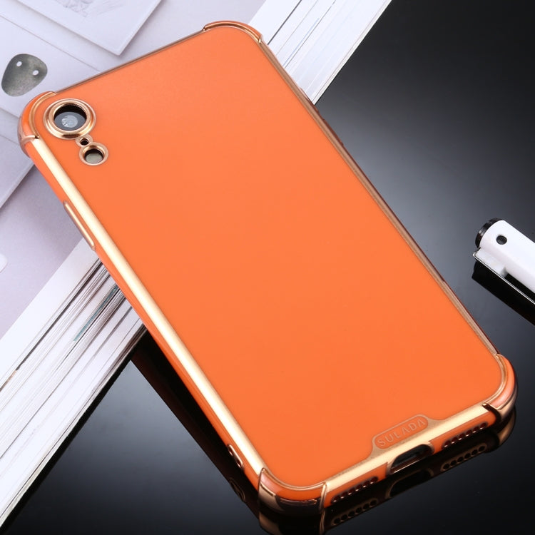 For iPhone XR SULADA Colorful Shield Series TPU + Plating Edge Protective Case