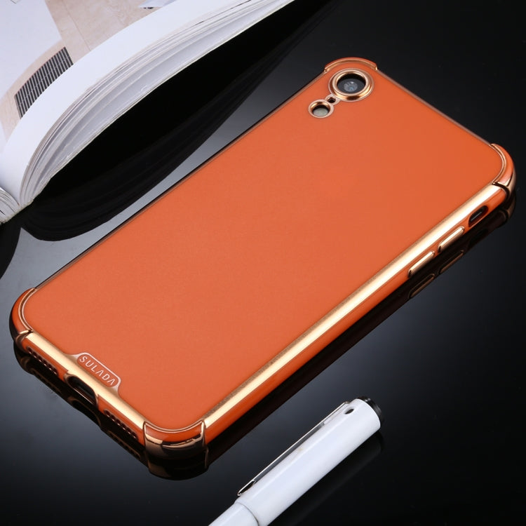 For iPhone XR SULADA Colorful Shield Series TPU + Plating Edge Protective Case