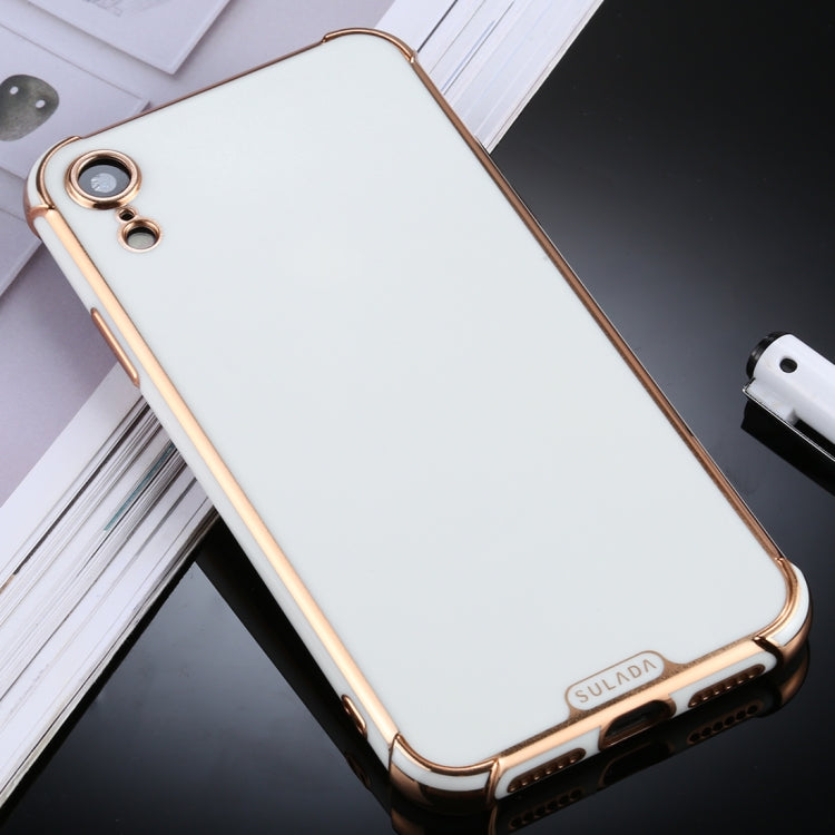 For iPhone XR SULADA Colorful Shield Series TPU + Plating Edge Protective Case