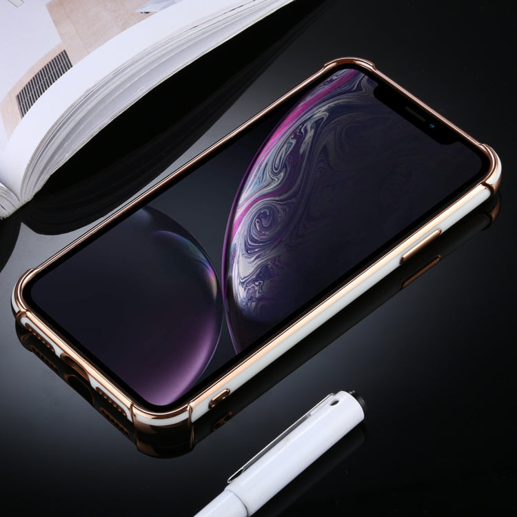 For iPhone XR SULADA Colorful Shield Series TPU + Plating Edge Protective Case