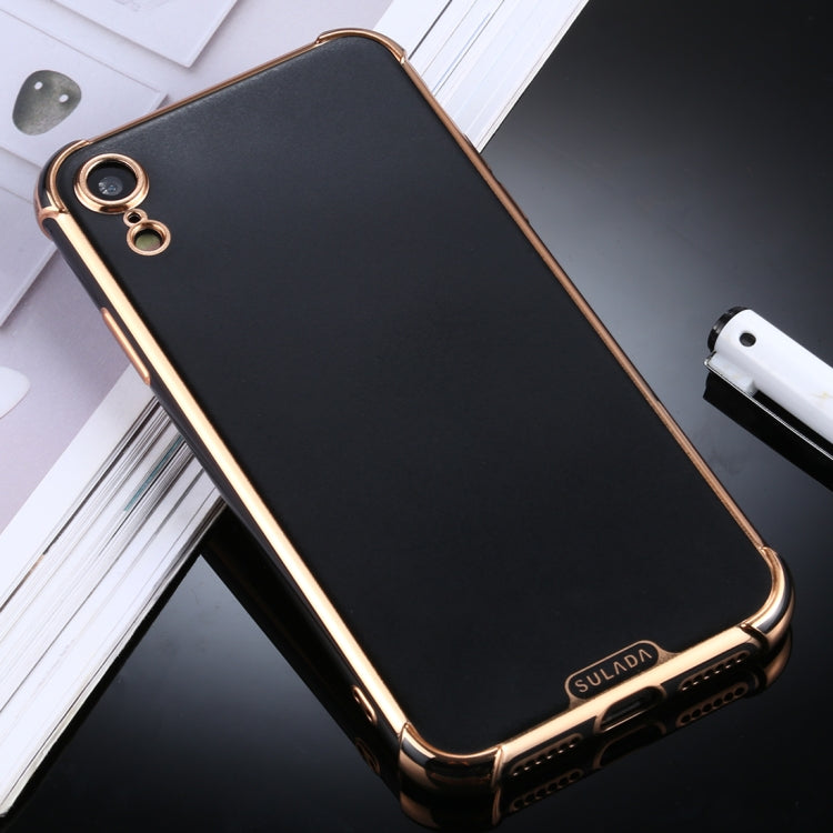 For iPhone XR SULADA Colorful Shield Series TPU + Plating Edge Protective Case