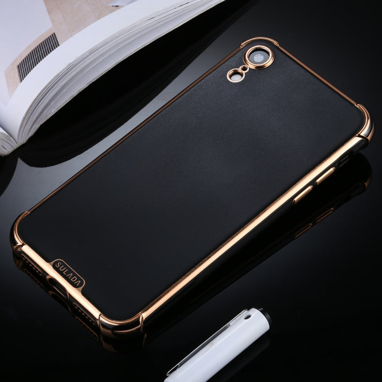For iPhone XR SULADA Colorful Shield Series TPU + Plating Edge Protective Case