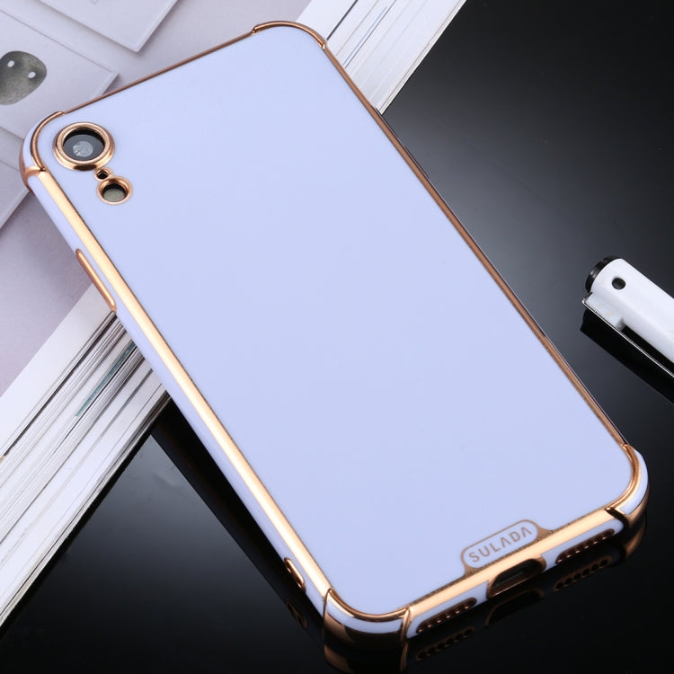 For iPhone XR SULADA Colorful Shield Series TPU + Plating Edge Protective Case