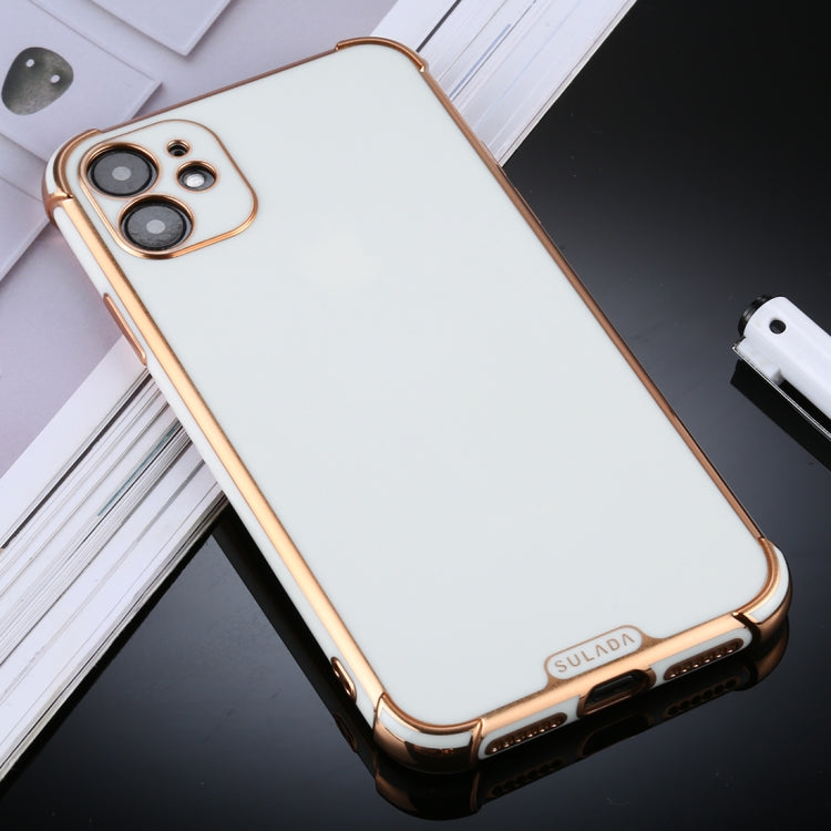 For iPhone 11 SULADA Colorful Shield Series TPU + Plating Edge Protective Case